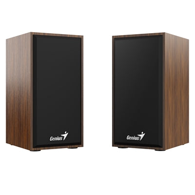 Genius SP-HF180 6W Wooden Desktop USB 2.0 Stereo Speakers