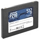 Patriot P210 (P210S512G25) 512GB 2.5 Inch SSD, Sata 3 Interface, Read 520MB/s, Write 430MB/s, 3 Year Warranty - PC Gear UK