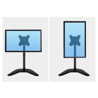 piXL Single Monitor Arm Desk Stand, For Screens up to 32", Max Weight 10Kg, Freestanding, Height Adjustable, Pivot, Swivel 360 - PC Gear UK