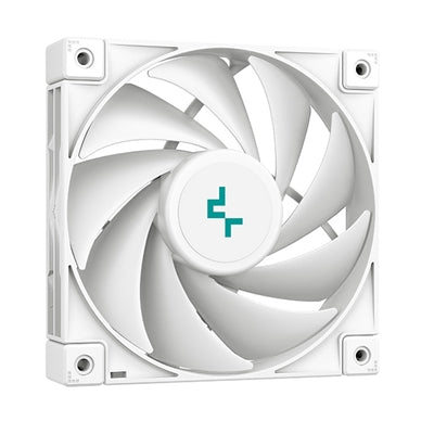 DeepCool AK400 WH Fan CPU Cooler, Universal Socket, High Performance 120mm Silent Hydro Bearing PWM White Fan, 1850RPM, 4 Heat Pipes, Unique Matrix Fin Design, White Version, Intel LGA 1700 Bracket Included - PC Gear UK