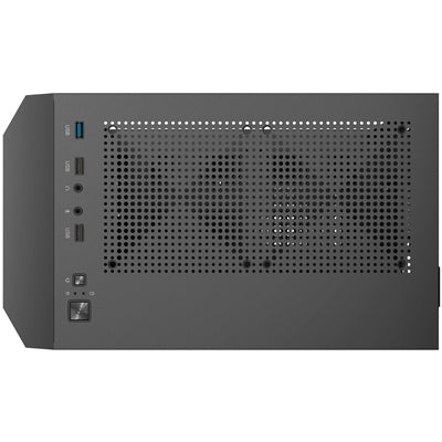 ANTEC AX20 Case, Black, Mid Tower, 1 x USB 3.0 / 2 x USB 2.0, Tempered Glass Side Window Panel, Slanted Bar & Mesh Design for Massive Airflow, 3 x RGB LED Fans Included, ATX, Micro ATX, Mini-ITX - PC Gear UK