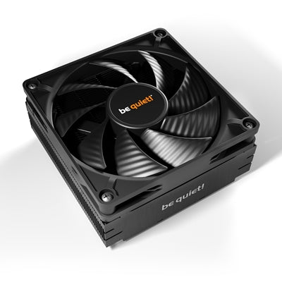 be quiet! Pure Rock LP Low-Profile Fan CPU Cooler, Universal Socket, High Quality 92mm PWM Black Cooling Fan, 2500RPM, 3 Heat Pipes, 100W TDP, Intel LGA 1700 & AMD AM5 Compatible