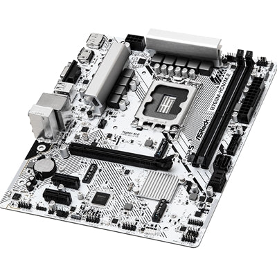 ASRock B760M-HDV/M.2 Intel 1700 Socket Motherboard, Micro-ATX, 2x DDR5 Slots, 3x M.2 Sockets, 1x USB-C Port, 2.5GbE LAN, 1x D-Sub / 1x DisplayPort / 1x HDMI Port