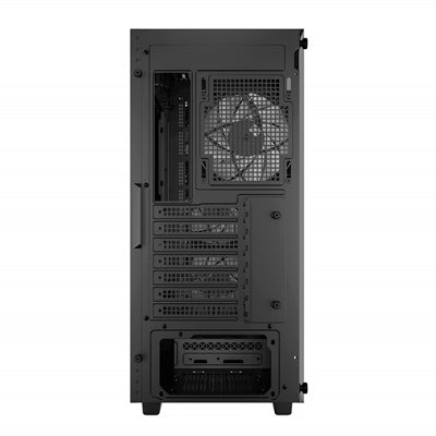 DeepCool CC560 ARGB V2 Case, Gaming, Black, Mid Tower, 1 x USB 3.0 / 1 x USB 2.0, Tempered Glass Side Window Panel, Abundant Airflow Performance, Addressable RGB LED Fans, ATX, Micro ATX, Mini-ITX - PC Gear UK
