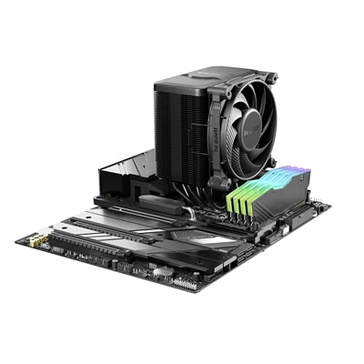 Be Quiet! BK035 Dark Rock 5 Heatsink & Fan, Intel/AMD, Silent Wings Fan, 6 High-Performance Heat Pipes, 210W TDP - PC Gear UK