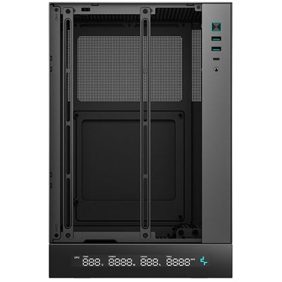 Deepcool CH170 Digital Mini-ITX Case - High Airflow, Supports Water Cooling, Ultra-Quiet Operation, Compact Design for Efficient Space Management