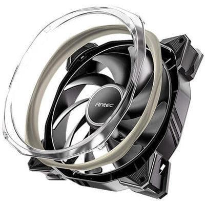 Antec Fusion T3 140mm ARGB PWM Case Fan - Hydraulic Bearing, 600-1500 RPM, Black - PC Gear UK