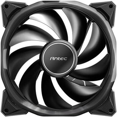 Antec Fusion T3 140mm ARGB PWM Case Fan - Hydraulic Bearing, 600-1500 RPM, Black - PC Gear UK