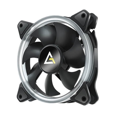 Antec Neon 120 ARGB PWM Case Fan, 3 Pack, Hydro Bearing, 800-1600 RPM, Black - PC Gear UK