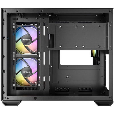 Antec CX600M ARGB Mini-Tower PC Gaming Case, 270 Full-View Tempered Glass, 3x 120mm ARGB LED Fans, USB 3.0, Dust Filters, Tool-Free Installation, Black - PC Gear UK