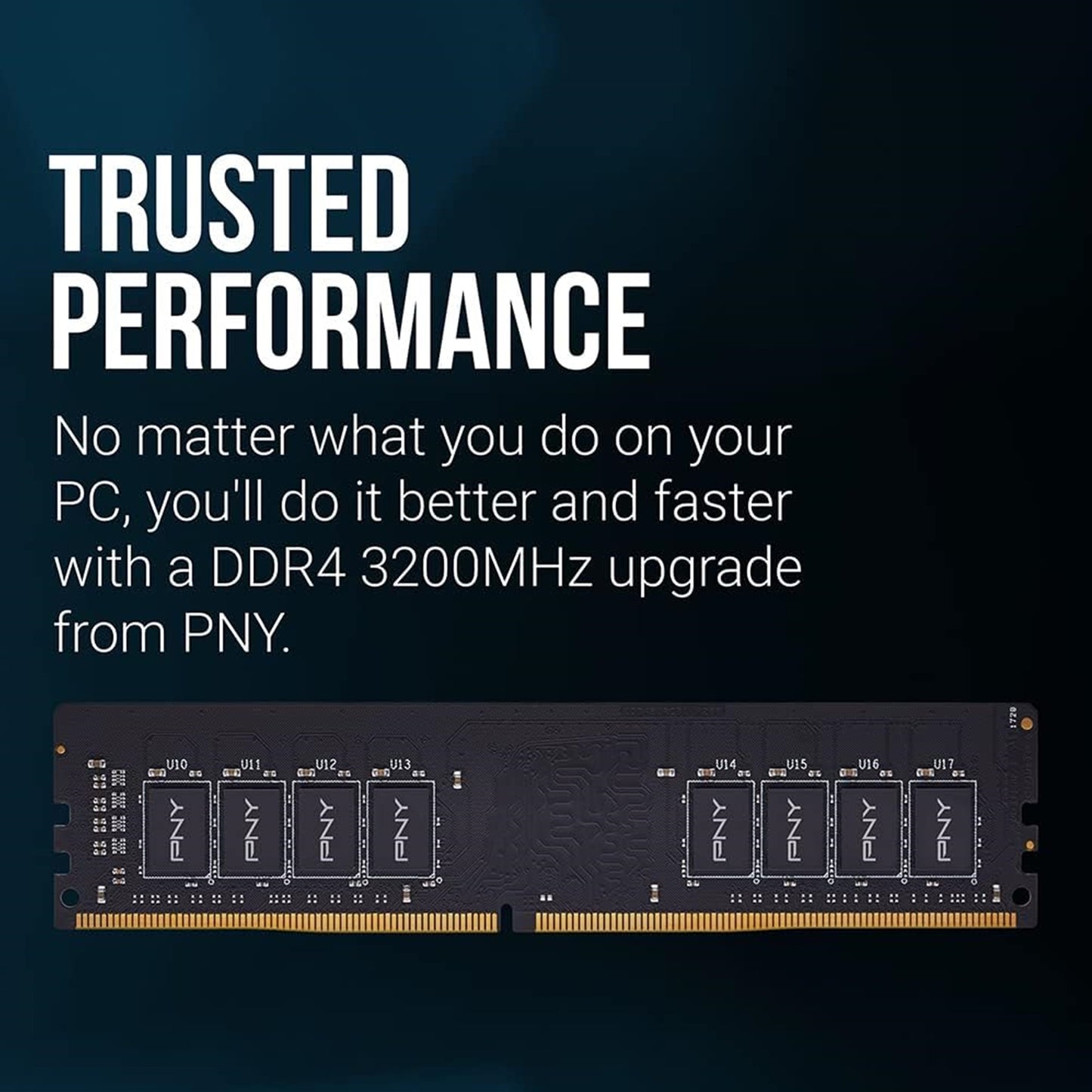 PNY MD8GSD43200-SI 8GB DDR4 3200MHz DIMM Bulk System Memory