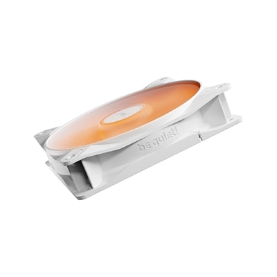 Be Quiet! (BL133) Light Wings LX 12cm PWM Reverse Blade ARGB Case Fan, Rifle Bearing, Impeller w/ 16 LEDs, Daisy-Chain, Up to 1500 RPM, White - PC Gear UK