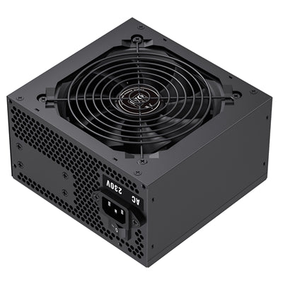 EVO LABS BR500-12BL 500W PSU,120mm Black Silent Fan with Improved Ventilation, Non Modular, High-Efficiency, PFC Certified, CE Compliant, Retail Packaged