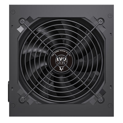 EVO LABS BR600-12BL 600W PSU,120mm Black Silent Fan with Improved Ventilation, Non Modular, High-Efficiency, PFC Certified, CE Compliant, Retail Packaged