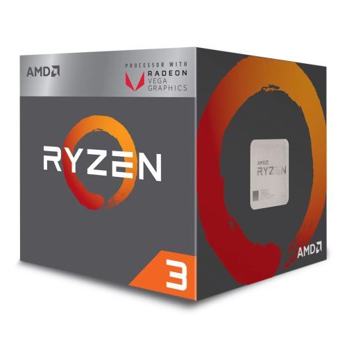 AMD Ryzen 3 3200G CPU with Wraith Stealth Cooler, Quad Core, AM4, 3.6GHz (4.0 Turbo), 65W, 12nm, 2nd Gen, VEGA 8 Graphics, Picasso - PC Gear UK