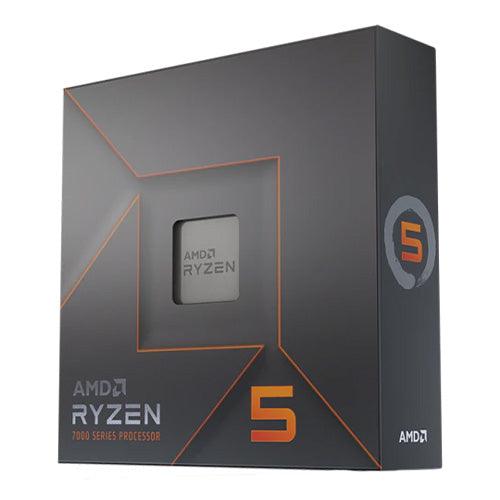 AMD Ryzen 5 7600X CPU, AM5, 4.7GHz (5.3 Turbo), 6-Core, 105W (142W Turbo), 38MB Cache, 5nm, 7th Gen, Radeon Graphics, NO HEATSINK/FAN - PC Gear UK