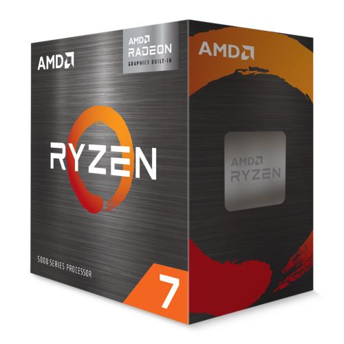 AMD Ryzen 7 5700G with Wraith Stealth Cooler, AM4, 3.8GHz (4.6 Turbo), 8-Core, 65W, 20MB Cache, 7nm, 5th Gen, Radeon Graphics - PC Gear UK