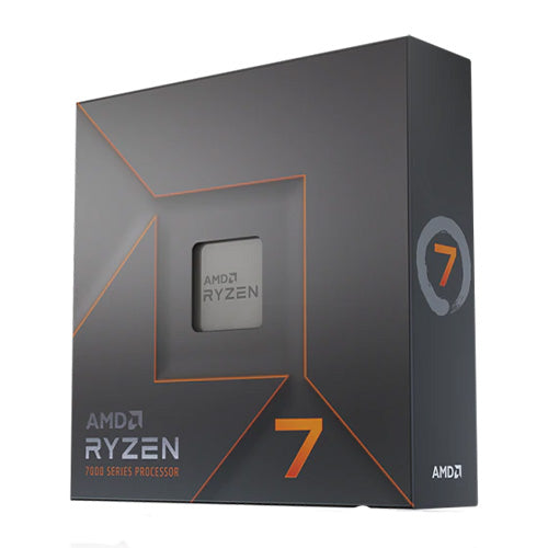 AMD Ryzen 7 7700X CPU, AM5, 4.5GHz (5.4 Turbo), 8-Core, 105W (142W Turbo), 40MB Cache, 5nm, 7th Gen, Radeon Graphics, NO HEATSINK/FAN - PC Gear UK