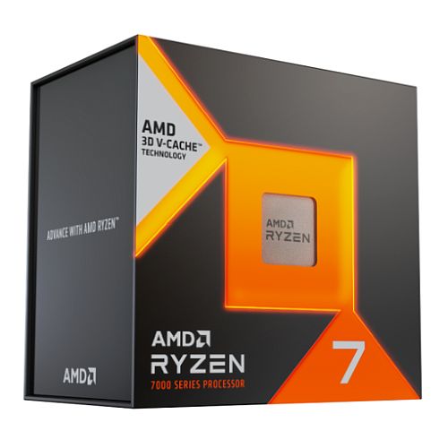 AMD Ryzen 7 7800X3D CPU, AM5, 4.2GHz (5.0 Turbo), 8-Core, 120W, 104MB Cache, 5nm, 7th Gen, Radeon Graphics, NO HEATSINK/FAN - PC Gear UK