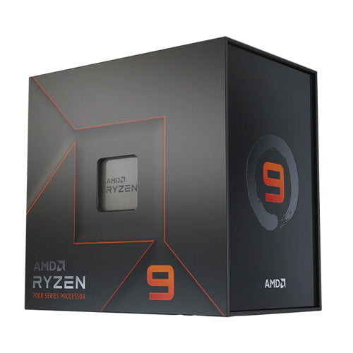 AMD Ryzen 9 7900X CPU, AM5, 4.7GHz (5.6 Turbo), 12-Core, 170W (230W Turbo), 76MB Cache, 5nm, 7th Gen, Radeon Graphics, NO HEATSINK/FAN - PC Gear UK