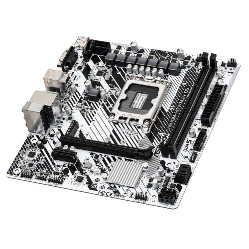 Asrock H610M-HDV/M.2+ D5, Intel H610, 1700, Micro ATX, 2 DDR5, VGA, HDMI, DP, PCIe4, 1x M.2 - PC Gear UK