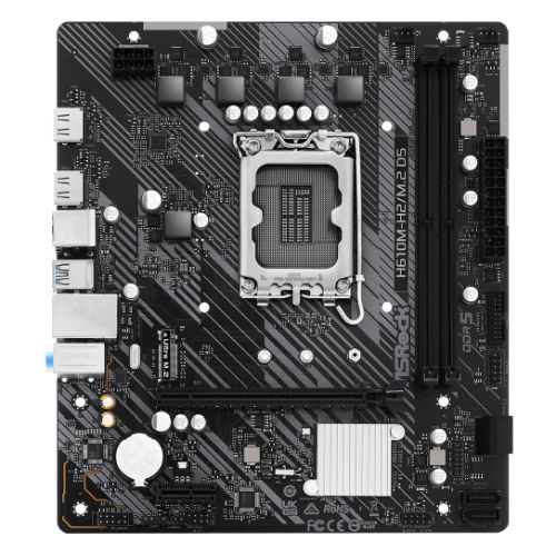Asrock H610M-H2/M.2 D5, Intel H610, 1700, Micro ATX, 2 DDR5, 2 HDMI, GB LAN, PCIe4, 1x M.2 - PC Gear UK