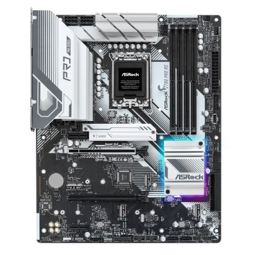 Asrock Z790 PRO RS, Intel Z790, 1700, ATX, 4 DDR5, HDMI, DP, eDP, 2.5G LAN, PCIe5, RGB, 4x M.2 - PC Gear UK