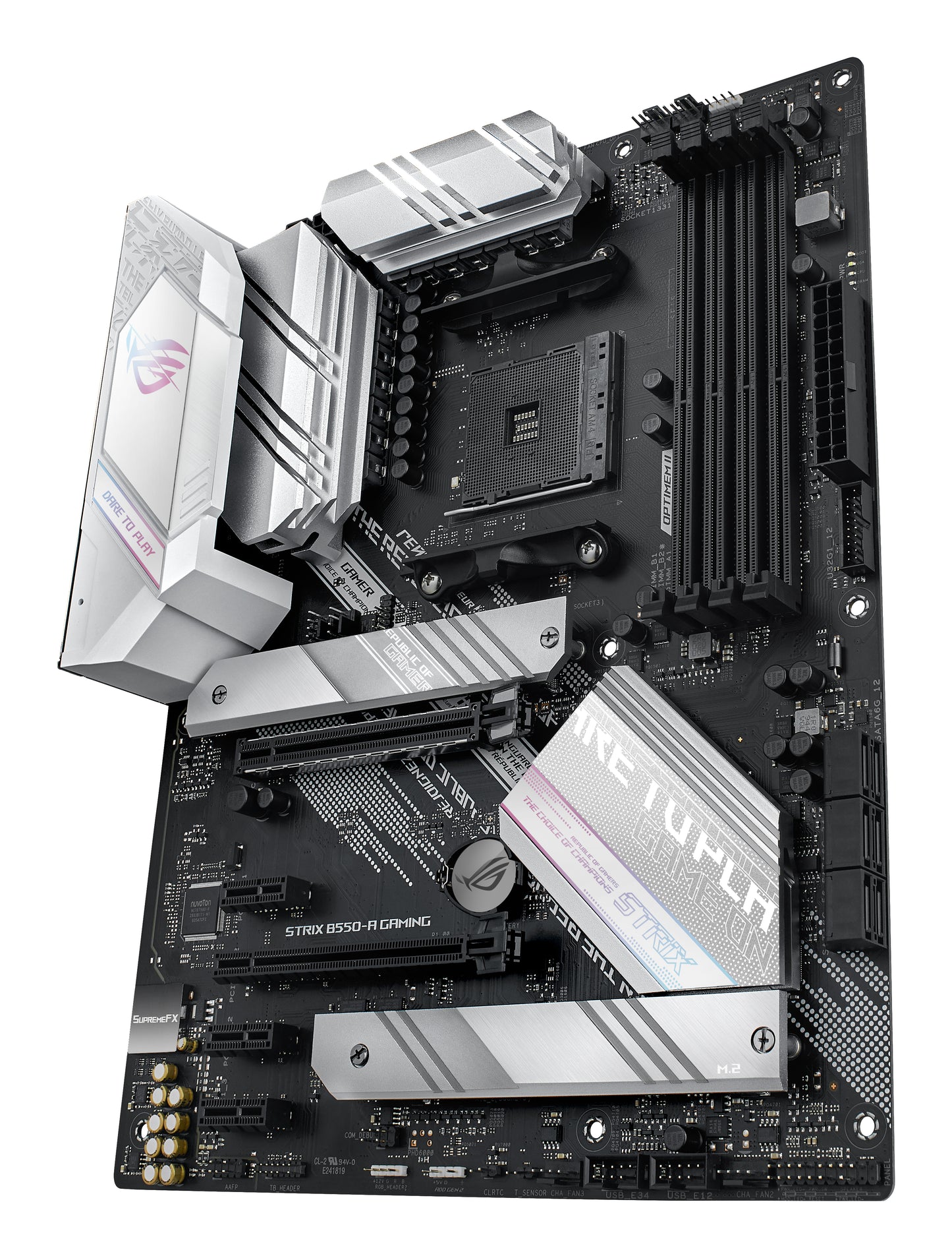 ASUS ROG Strix B550-A Gaming AMD AM4 ATX Motherboard, 4x DDR4, 2x M.2, PCIe 4.0, 6x SATA, HDMI, DP