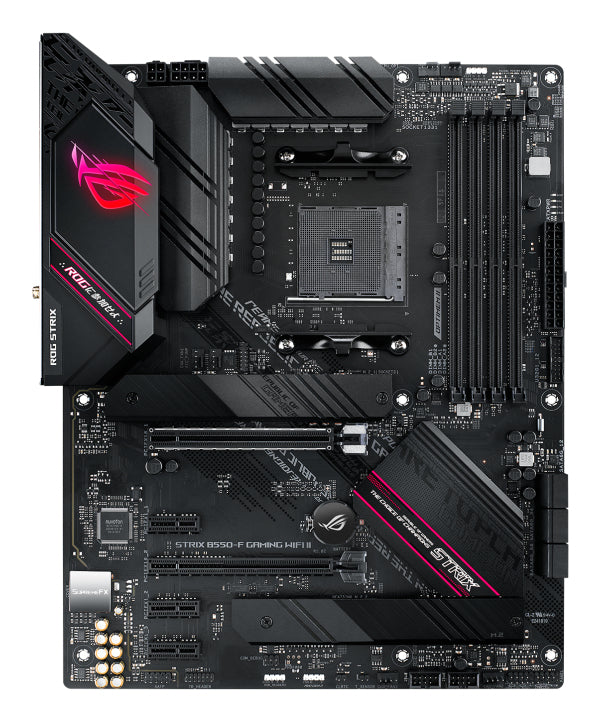 ASUS ROG Strix B550-F Gaming WiFi II AMD AM4 ATX Motherboard, 4x DDR4, 2x M.2, PCIe 4.0, 6x SATA, WiFi 6, 2.5GbE, USB-C