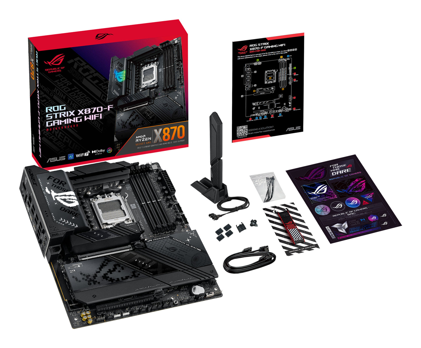 ASUS ROG Strix X870-F Gaming WiFi AMD AM5 ATX Motherboard