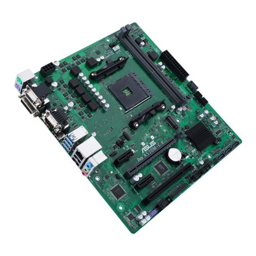 Asus PRO A520M-C II/CSM - Corporate Stable Model, AMD A520, AM4, Micro ATX, 2 DDR4, VGA, DVI, HDMI, DP, 1x M.2