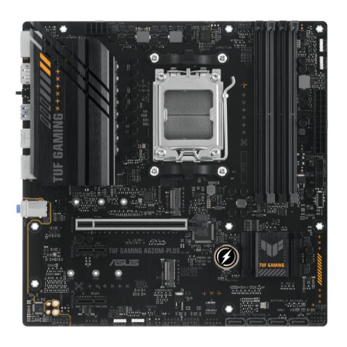 Asus TUF GAMING A620M-PLUS, AMD A620, AM5, Micro ATX, 4 DDR5, HDMI, 2 DP, 2.5G LAN, PCIe4, 2x M.2 - PC Gear UK