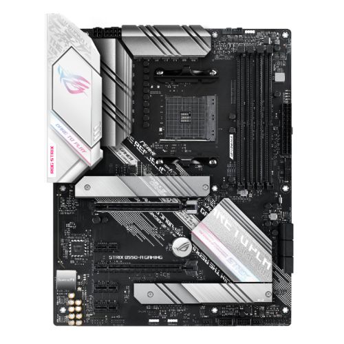 Asus ROG STRIX B550-A GAMING, AMD B550, AM4, ATX, 4 DDR4, HDMI, DP, XFire, 2.5GB LAN, PCIe4, RGB Lighting, M.2 - PC Gear UK