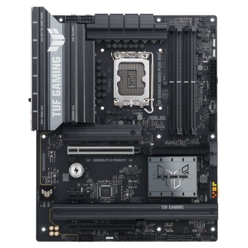 Asus TUF GAMING B860-PLUS WIFI, Intel B860, 1851, ATX, 4 DDR5, HDMI, DP, USB 20Gbps, Wi-Fi 7, 2.5G LAN, RGB, 3x M.2 - PC Gear UK