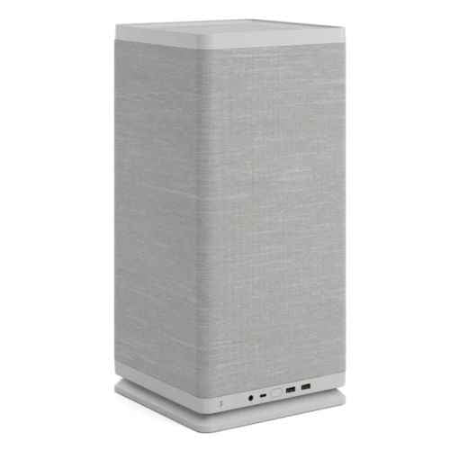 Fractal Design Mood (Light Grey) SFF Case, Mini ITX, Requires SFX/SFX-L PSU, 1 Fan, PCIe 4.0 Riser Card, USB-C, 325mm GPU & 280mm Radiator Support