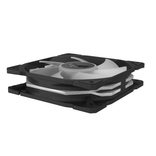 Asus TUF Gaming TR120 ARGB 12cm PWM Case Fans (3 Pack), Hydraulic Bearing, 28mm Frame, Double-layer LED Matrix Design, 2000 RPM, Black - PC Gear UK