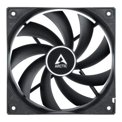 Arctic F12 12cm PWM PST Case Fan w/ Cable Splitter (5 Pack), Black, Fluid Dynamic, 230-1350 RPM