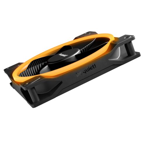 Be Quiet! (BL134) Light Wings 14cm PWM Reverse Blade ARGB Case Fan, Rifle Bearing, 20 LEDs, Front & Rear Lighting, Daisy-Chain, Up to 1300 RPM, Black - PC Gear UK