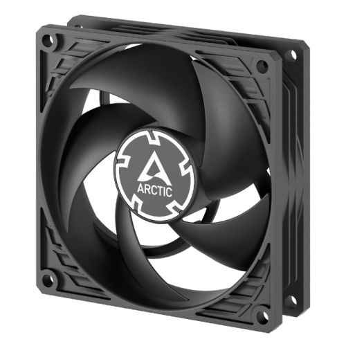 Arctic P9 Max High-Speed 9.2cm PWM Case Fan, Pressure Optimised, Black, Fluid Dynamic, 450-4300 RPM, 0dB Mode