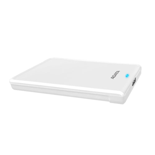 ADATA 1TB HV620S Slim External Hard Drive, 2.5", USB 3.2, 11.5mm Thick, White - PC Gear UK