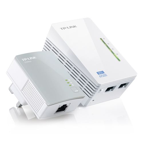 TP-LINK (TL-WPA4220KIT) 300Mbps AV600 Wireless N Powerline Adapter Kit - PC Gear UK