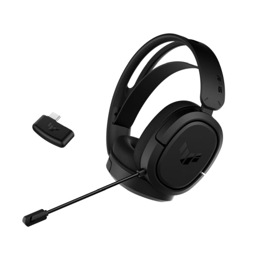 Asus TUF Gaming H1 Wireless Headset, 7.1, USB-C (USB-A Adapter), Lightweight, Deep Bass, Airtight Chamber Tech - PC Gear UK