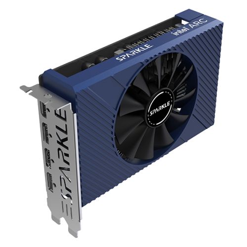 Sparkle Intel ARC A380 ELF, 6GB DDR6, PCIe4, HDMI, 3 DP, 2000MHz Clock, Compact Design - PC Gear UK