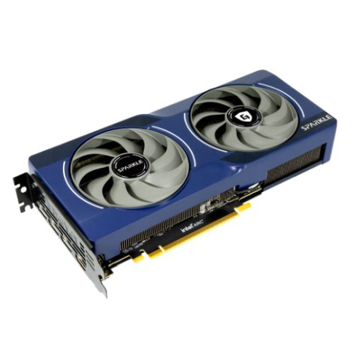 Sparkle Intel Arc B570 GUARDIAN OC, 10GB DDR6, HDMI, 3 DP, 2660MHz Clock, Blue Breathing Light, Overclocked - PC Gear UK