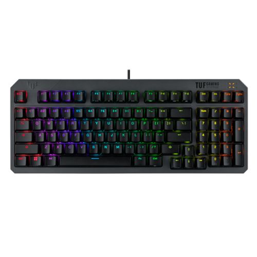 Asus TUF GAMING K3 Gen II Optical-Mechanical Compact Gaming Keyboard, 97-Key Layout, Dampening Foam, IP57, RGB Lighting - PC Gear UK