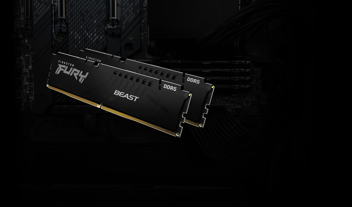 Kingston FURY Beast 128GB DDR5 5600MT/s CL40 DIMM Kit of 2 Black