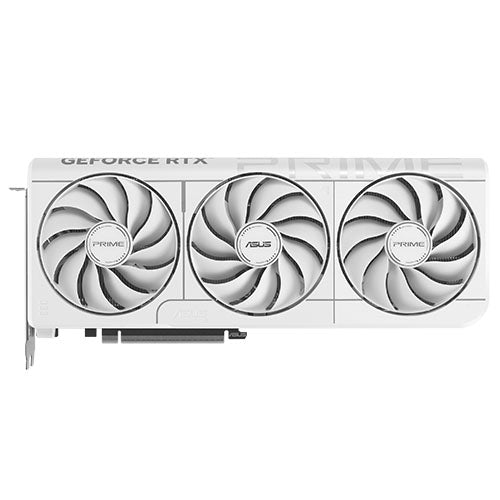 Asus PRIME RTX5070 OC, PCIe5, 12GB DDR7, HDMI, 3 DP, 2587MHz Clock, Overclocked, Compact SFF-Ready, White - PC Gear UK