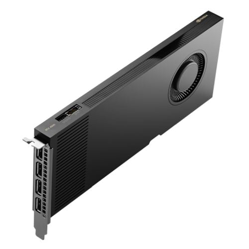 PNY RTX4000 Ada Lovelace Professional Graphics Card, 20GB DDR6, 4 DP, 6144 CUDA Cores, Single-Slot, OEM (Brown Box) - PC Gear UK
