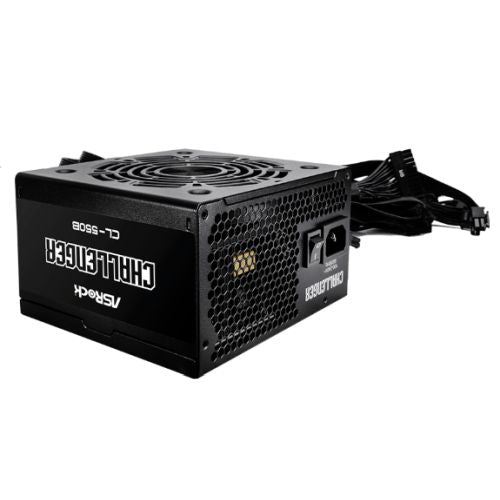 Asrock 550W Challenger CL-550B PSU, Fully Wired, 80+ Bronze, ATX 2.52 - PC Gear UK
