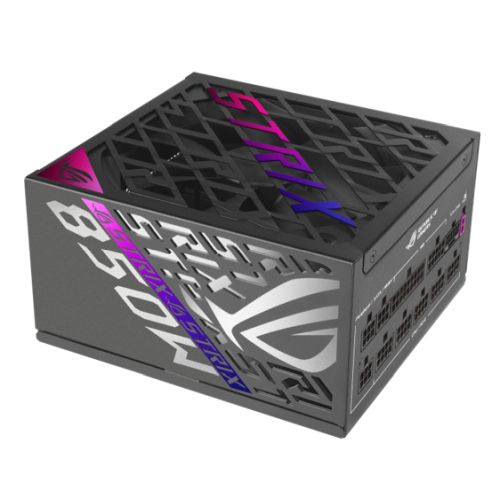 Asus ROG Strix 850W Platinum PSU, Fully Modular, 80+ Platinum, ATX 3.1, PCIe 5.0, GaN MOSFET, Intelligent Voltage Stabilizer - PC Gear UK